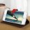 Akashi Funda Libro de Piel Genuina Roja para iPhone 6 Plus/6S Plus/7 Plus/8 Plus