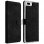 Akashi Funda Libro de Piel Genuina Negra para iPhone 6 Plus/6S Plus/7 Plus/8 Plus