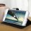 Akashi Funda Libro de Piel Genuina Negra para iPhone 6 Plus/6S Plus/7 Plus/8 Plus