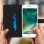 Akashi Funda Libro de Piel Genuina Negra para iPhone 6 Plus/6S Plus/7 Plus/8 Plus