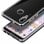 Avizar Funda Doble Silicona Transparente para Huawei P20 Lite