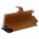 Akashi Funda Libro de Piel Genuina Camel para iPhone 5/5S/SE