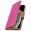 Avizar Funda Libro Textil Canvas Rosa para iPhone XS Max