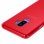 Avizar Funda de Silicona Flexible Roja para Samsung Galaxy S9 Plus