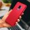 Avizar Funda de Silicona Flexible Roja para Samsung Galaxy S9 Plus