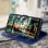 Avizar Funda Libro con Ventana Doble Azul para Huawei P Smart 2019/Honor 10 Lite
