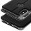 Avizar Funda Libro Cartera con Ventana Negra para Xiaomi Redmi Note 6 Pro