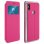 Avizar Funda Libro Cartera con Ventana Rosa para Xiaomi Redmi S2
