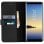 Avizar Funda Libro Negra para Samsung Galaxy Note 8