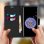 Avizar Fancy Style Funda Libro Negra para Samsung Galaxy S9