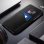 Custodia rigida Bugatti Londra in vera pelle nera per Samsung Galaxy S9