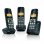 Gigaset A220 Teléfono Dect Trio Negro