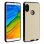 Avizar Funda de Aluminio/Silicona Dorada para Xiaomi Redmi Note 5