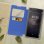 Avizar Funda Libro con Ventana Azul Oscuro para Sony Xperia XA2