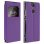 Avizar Funda Libro con Ventana Violeta para Sony Xperia XA2 Ultra