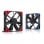 Noctua NF-S12A PWM chromax.black.swap Computergehäuse Ventilator 12 cm Schwarz 1 Stück(e)