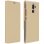 Avizar Funda Flip Book Dorada para Nokia 7 Plus