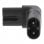 Adaptador para Cabo de Alimentação IEC-320-C8 a IEC-320-C7 Angulado 90/270º