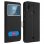 Avizar Funda Libro con Ventana Doble Negra para Wiko View 2 Plus