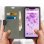 Avizar Funda Tipo Libro Billetera Negra para Wiko View 2 Go