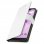 Avizar Funda Tipo Libro Billetera Blanca para Wiko View 2 Go