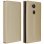 Avizar Funda Libro con Cierre Magnético Dorada para Sony Xperia L2