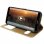 Avizar Funda Libro con Ventana Doble Dorada para Honor 7A/Huawei Y6 2019