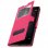 Avizar Funda Doble Ventana Rosa para Sony Xperia L2