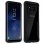 Avizar Funda Trasera Rígida Transparente / Bordes de Silicona Negros para Samsung Galaxy S8 Plus