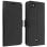 Custodia a portafoglio nera vintage Avizar per Xiaomi Redmi 6/6A