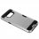 Avizar Defender Funda Rígida Antigolpes Plata con Efecto Metal Cepillado para Samsung Galaxy S8