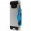 Avizar Defender Funda Rígida Antigolpes Plata con Efecto Metal Cepillado para Samsung Galaxy S8