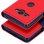 Avizar Fancy Style Funda Libro Roja/Azul para Sony Xperia XZ2