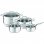 Tefal Intuition A702S885 Set 4 Piezas Cazo 16cm + Tapa + Cacerola 20/24 cm + Tapas + Olla 28cm + Tapa