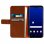 Avizar Funda Tipo Libro Billetera Marrón para Samsung Galaxy S8 Plus