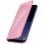 Avizar Funda Libro Translúcida Efecto Espejo Rosa para Samsung Galaxy S8 Plus