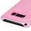 Avizar Funda Libro Translúcida Efecto Espejo Rosa para Samsung Galaxy S8 Plus