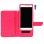 Avizar Funda Billetera Fucsia para Smartphones 5.5" a 6"