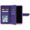 Avizar Funda Billetera Violeta para Smartphones 5.3" a 5.5"