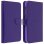 Avizar Funda Billetera Violeta para Smartphones 5.3" a 5.5"