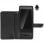 Avizar Funda Billetera Negra para Smartphones 5" a 5.3"