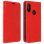 Avizar Funda Libro Cartera de Cuero Rojo para Xiaomi Mi A2 Lite