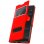 Avizar Funda Libro con Doble Ventana Roja para Sony Xperia L1