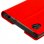 Avizar Funda Libro con Doble Ventana Roja para Sony Xperia L1