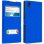 Avizar Funda Libro con Doble Ventana Azul para Sony Xperia L1
