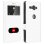 Avizar Funda Libro con Doble Ventana Blanca para Sony Xperia XZ2 Compact