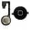 Avizar Schwarzer Ersatz-Home-Button mit Verbindungsband für iPhone 4S