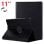 Cool Funda Giratoria Polipiel Negra para Apple iPad Pro 11"