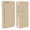 Avizar Funda Cartera Beige para Smartphones de 5.5" a 6"