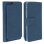 Avizar Funda Cartera Azul Oscuro para Smartphones de 5.5" a 6"